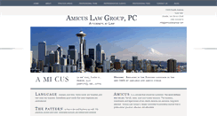Desktop Screenshot of amicuslawgroup.com